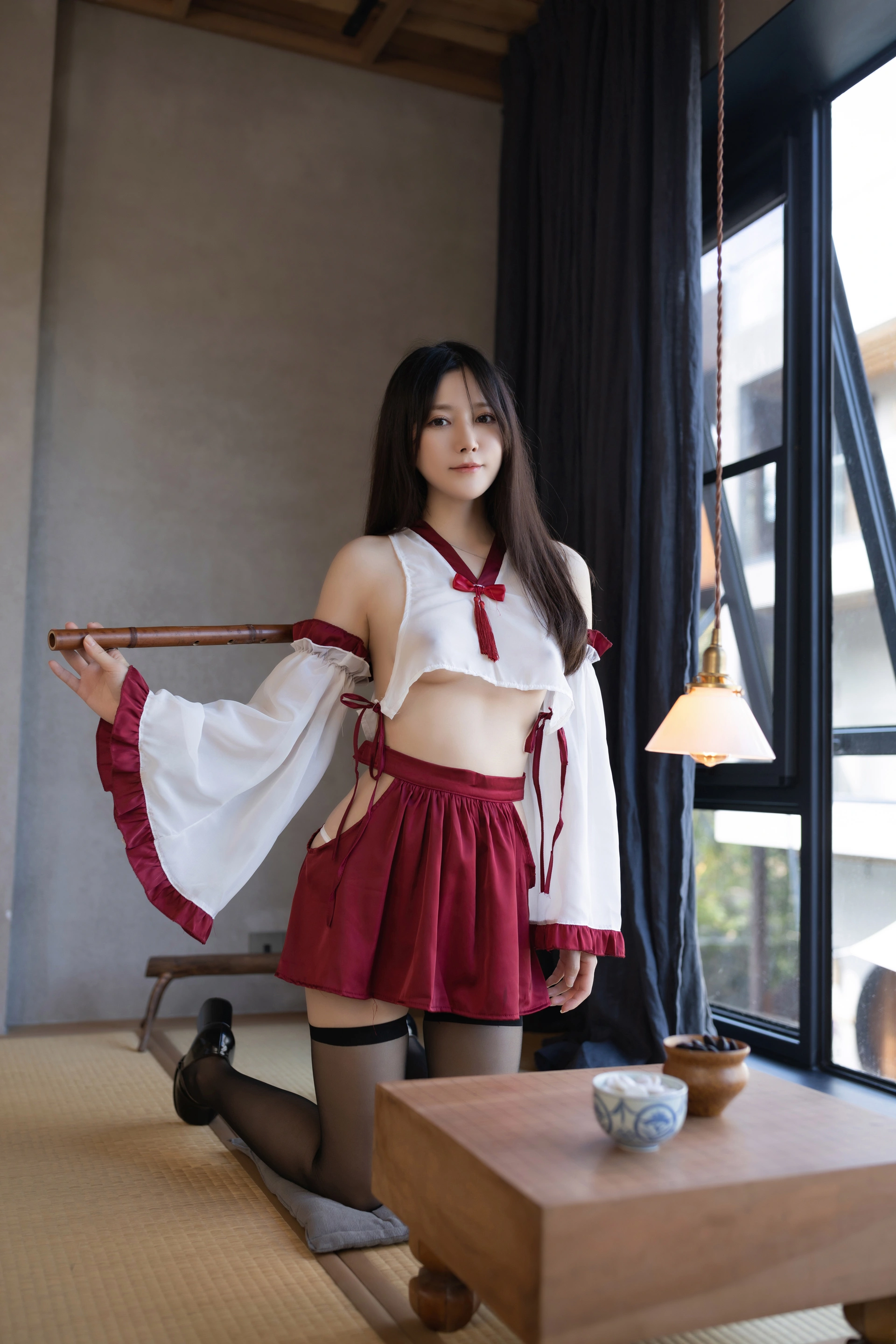 鱼子酱Fish（私拍）- NO.020 神社巫女 0